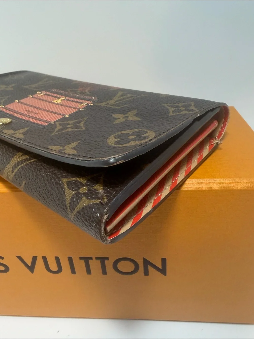 Louis Vuitton Vintage Sarah Trunks and Locks Monogram Wallet